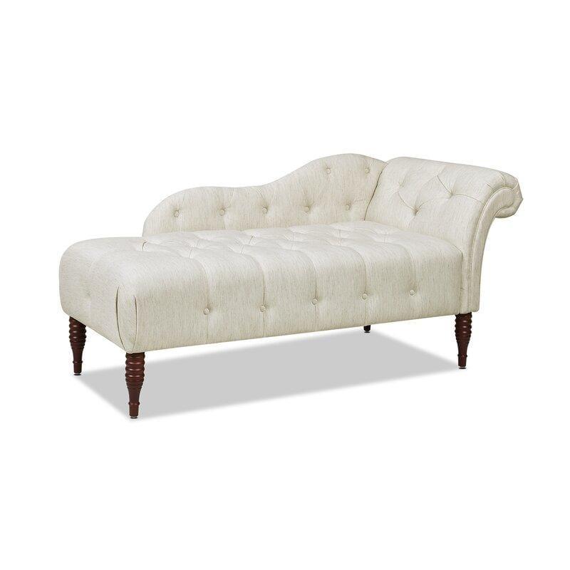 Tufted Right-Arm Chaise Lounge