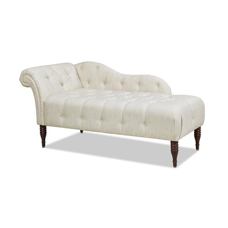 Tufted Right-Arm Chaise Lounge