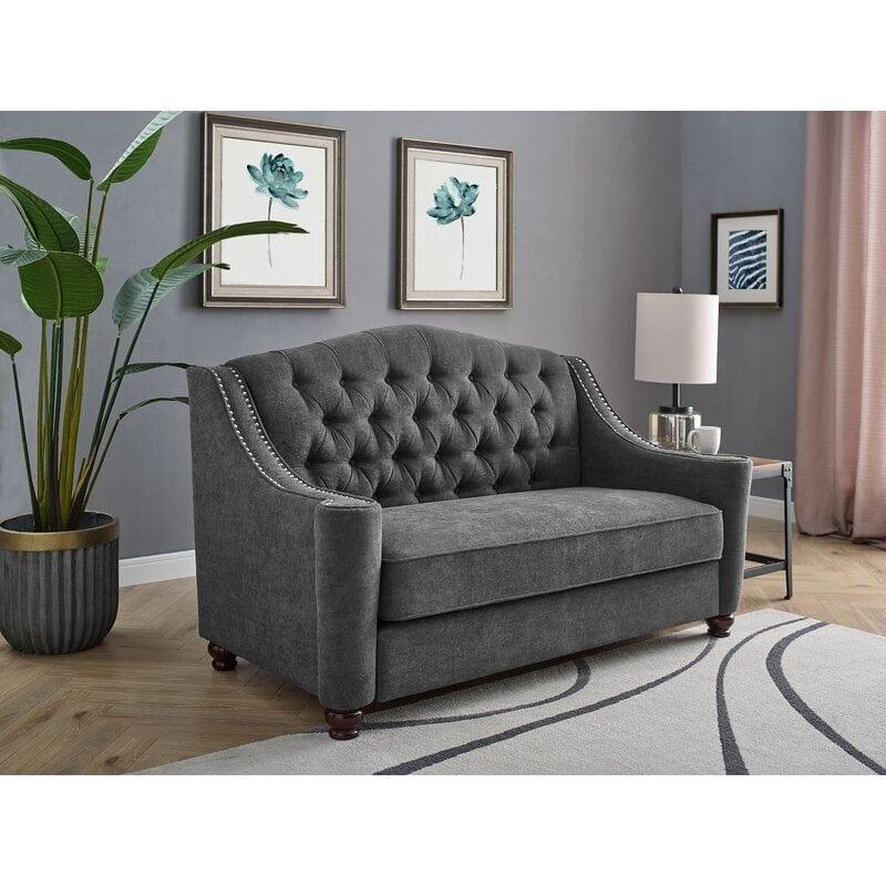 Square Arm Loveseat