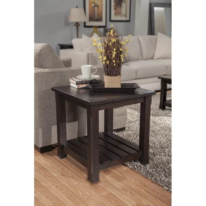 Koffler Solid Wood End Table - Ouch Cart 