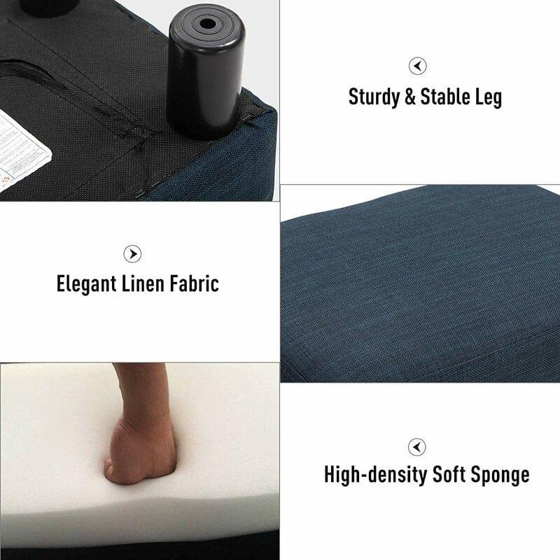 Wide Rectangle Standard Ottoman - Ouch Cart 