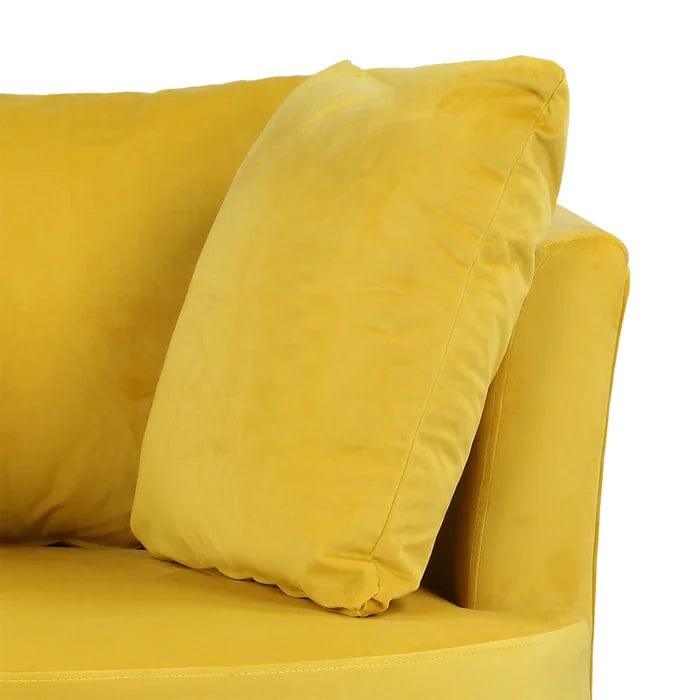 Lione Wide Velvet Tub Chair