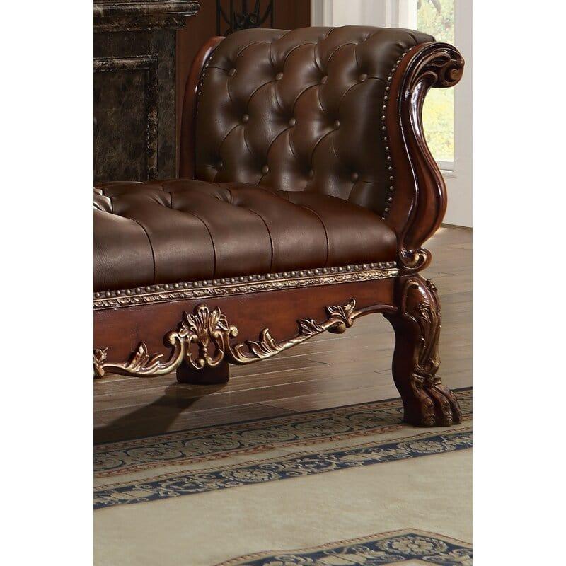 Lissandra Upholstered Bench - Ouch Cart 