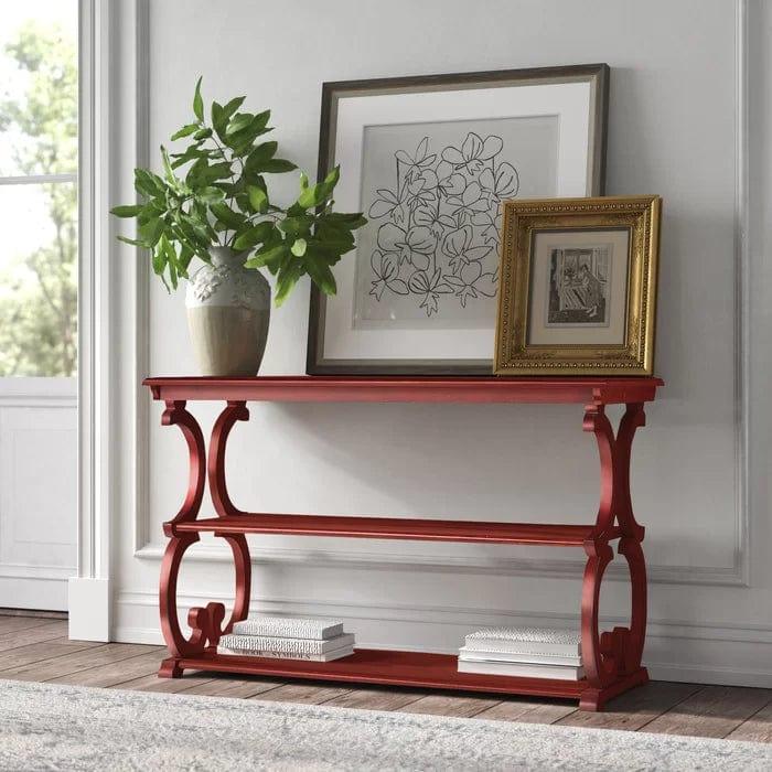 Livia Wooden Console Table - Ouch Cart 