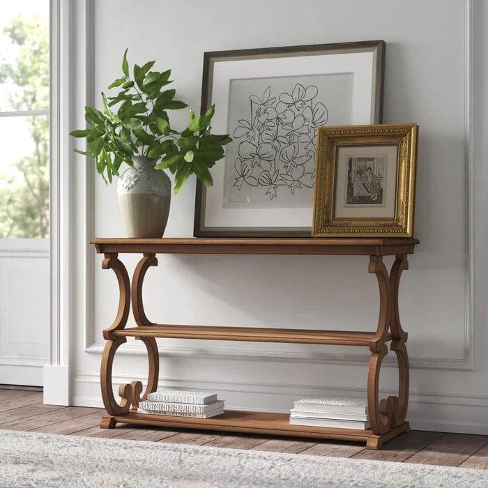 Livia Wooden Console Table - Ouch Cart 