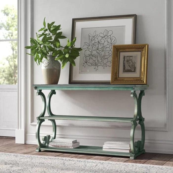 Livia Wooden Console Table - Ouch Cart 