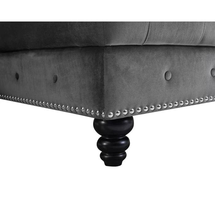 Lora 2 - Piece Upholstered Chaise Sectional - Ouch Cart 