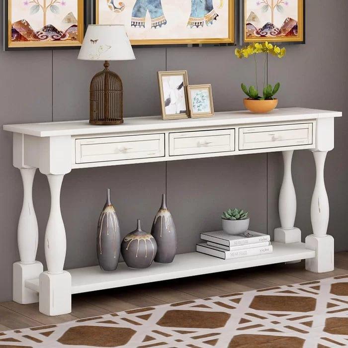 Markes ' Solid Wood Console Table - Ouch Cart 
