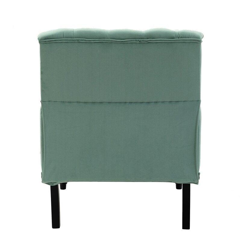 Wide Tufted Armchair (Set of 2) - Ouch Cart 