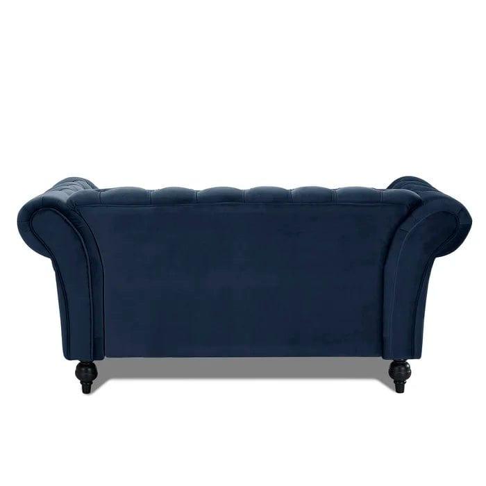 Mayfair Grey 2 Seater Chesterfield Sofa - Ouch Cart 