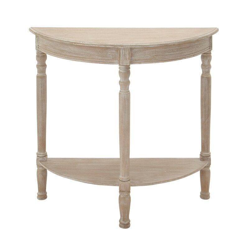 Half Moon shape Wooden Console Table - Ouch Cart 