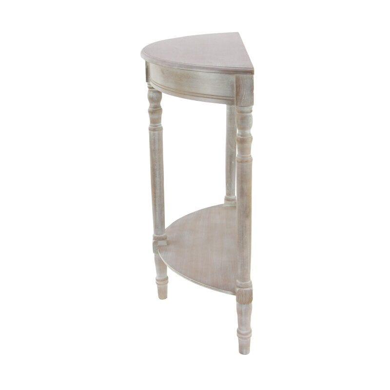 Half Moon shape Wooden Console Table - Ouch Cart 
