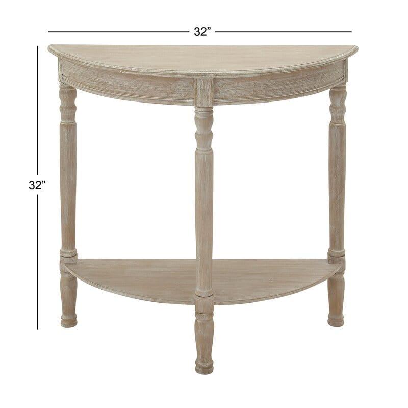 Half Moon shape Wooden Console Table - Ouch Cart 