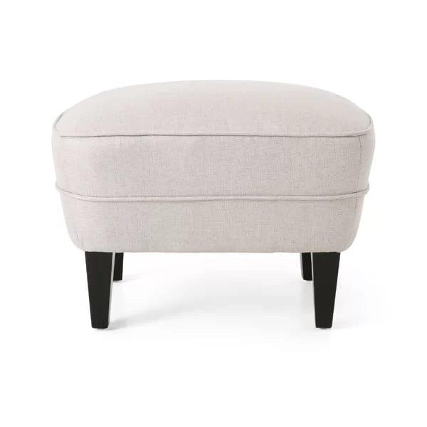 Michaelson Wide Tufted Armchair and Ottoman - Ouch Cart 