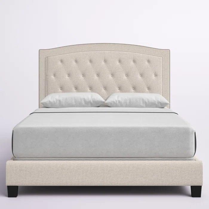 Milo Tufted Upholstered Low Profile Standard Bed