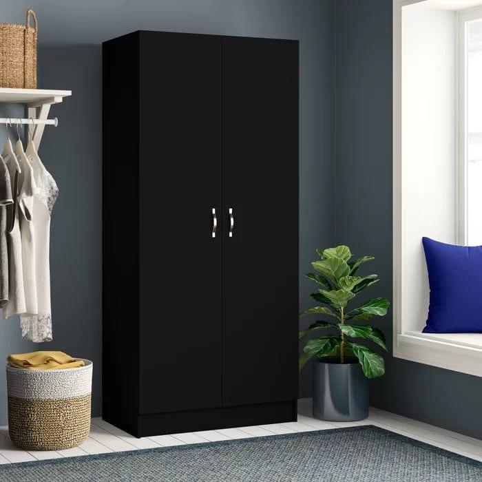 Mistaya 2 Door Manufactured Wood Wardrobe - Ouch Cart 