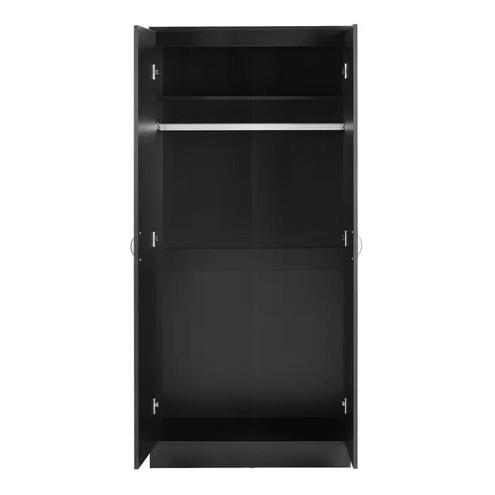 Mistaya 2 Door Manufactured Wood Wardrobe - Ouch Cart 