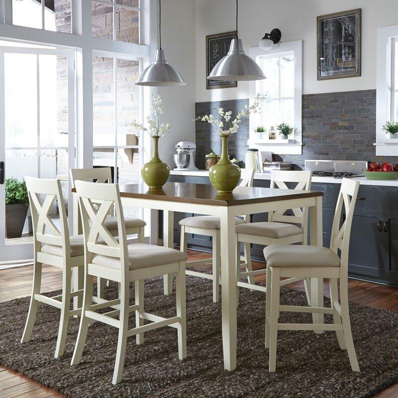 Handicrafts Sheesham Wooden 6 Seater Dining Set in Provincial Teak Finishing - Ouch Cart 