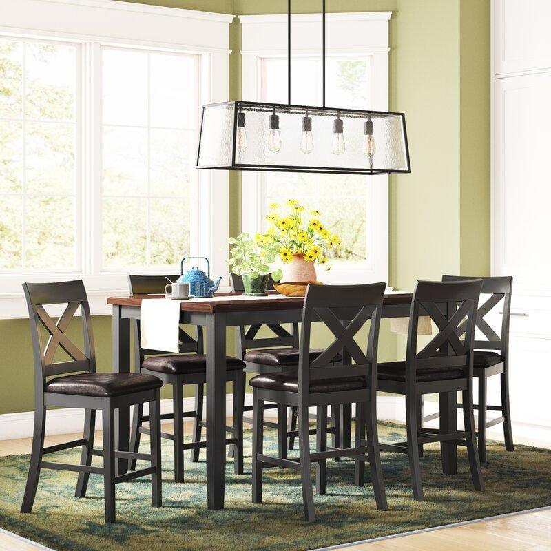 Handicrafts Sheesham Wooden 6 Seater Dining Set in Provincial Teak Finishing - Ouch Cart 