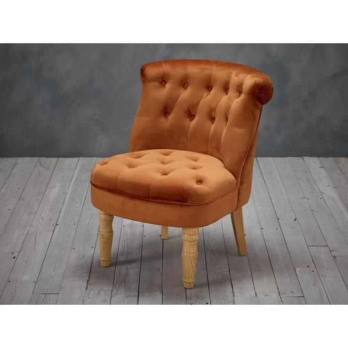 Nayeli Wide Tufted Cocktail Chair - Ouch Cart 
