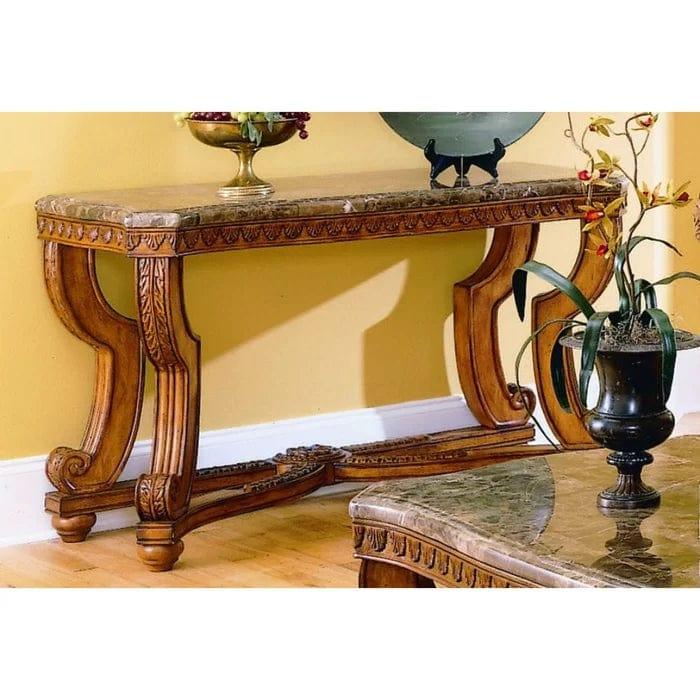 Niamh Solid Wood Console Table - Ouch Cart 