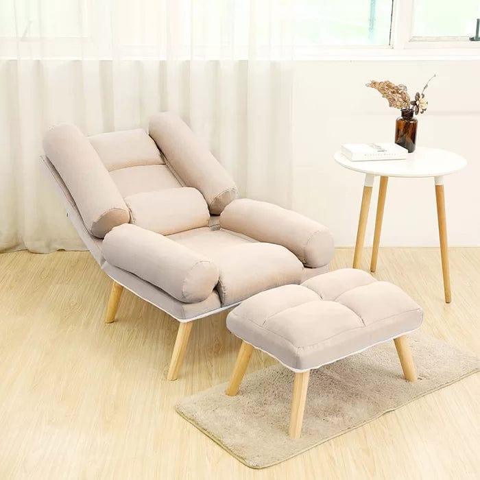 Odin Wide Tufted Lounge Chair - Ouch Cart 