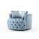 Wide Tufted Barrel chair Tufted Arm Chair - Ouch Cart 