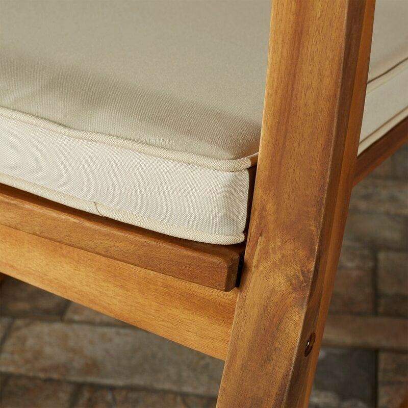 Rocking Chair- Outdoor Broadfoot Rocking Solid Wood Chair with Cushions - Ouch Cart 