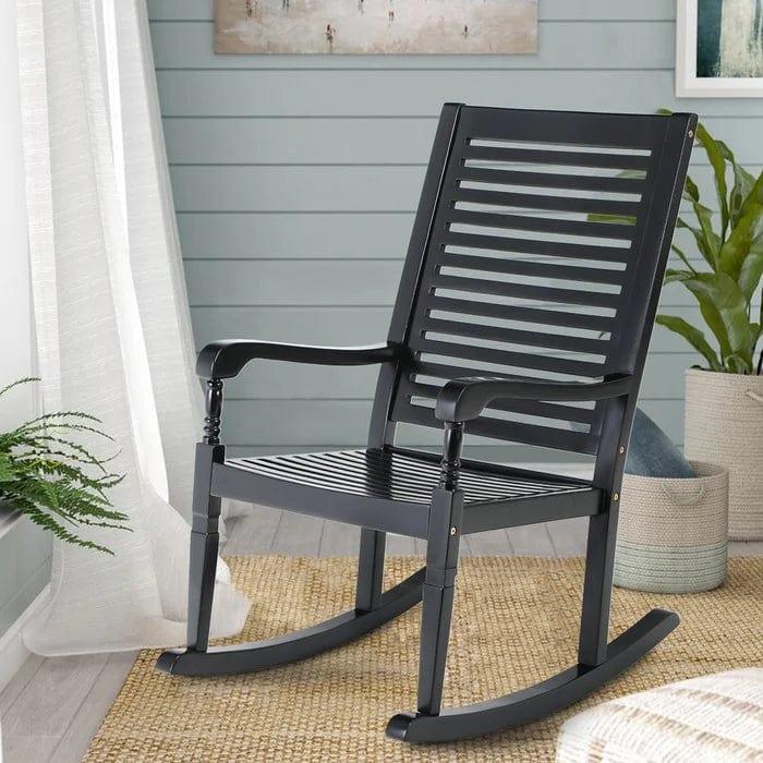 Outdoor Rocking Solid Wood Chair - Ouch Cart 