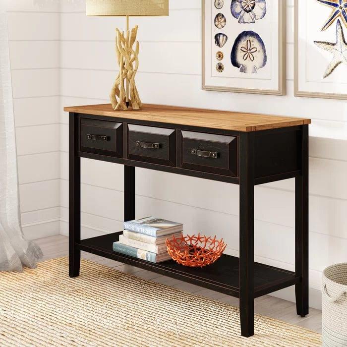 Pauly' Solid Wood Console Table - Ouch Cart 