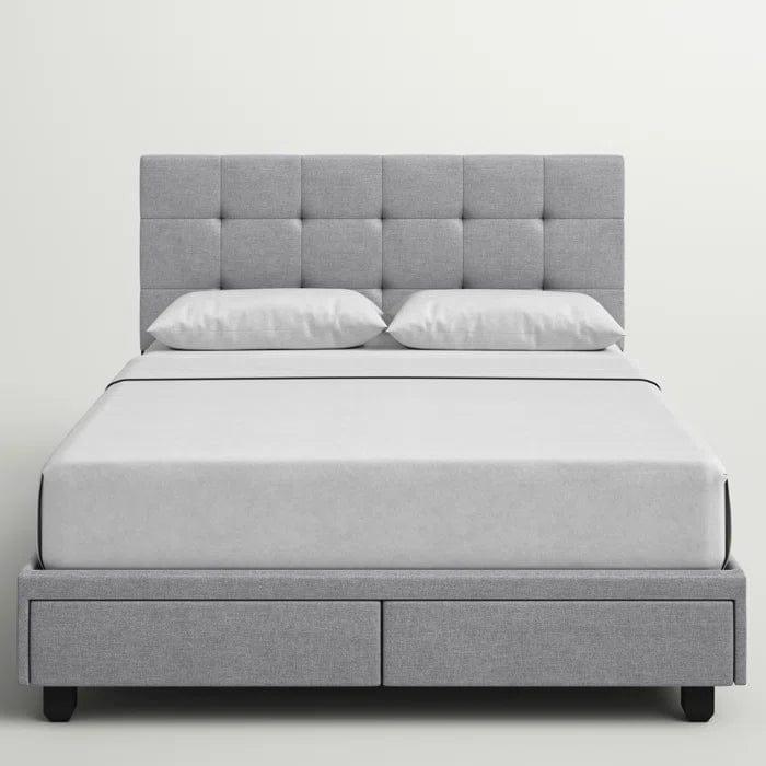 Pawling Tufted Upholstered Low Profile Storage Platform Bed