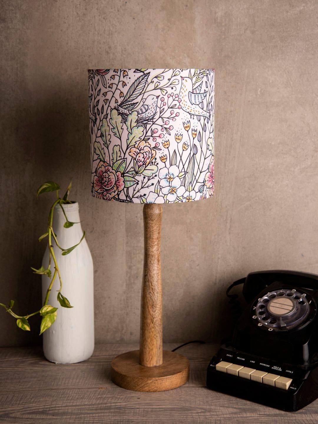 Spring Leaves Wooden Lamp - Ouch Cart 