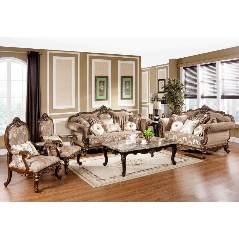 Peabody 2 Piece Living Room Set 6 Seater - Ouch Cart 