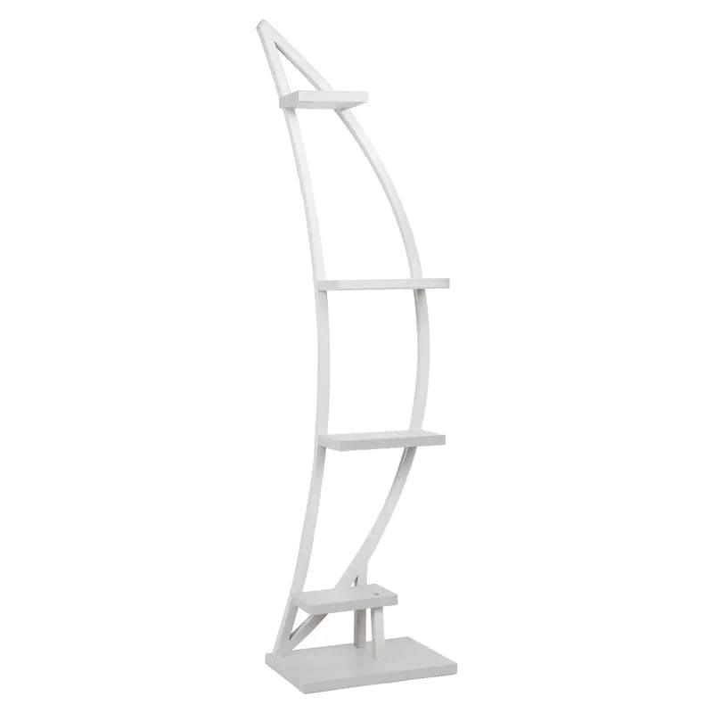 Plant Stand: Curved Multi-Tiered Plant Stand - Ouch Cart 