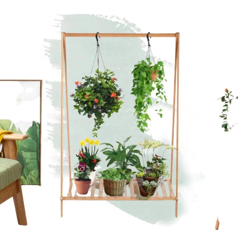 Plant Stand: Free Form Multi-Tiered Plant Stand - Ouch Cart 