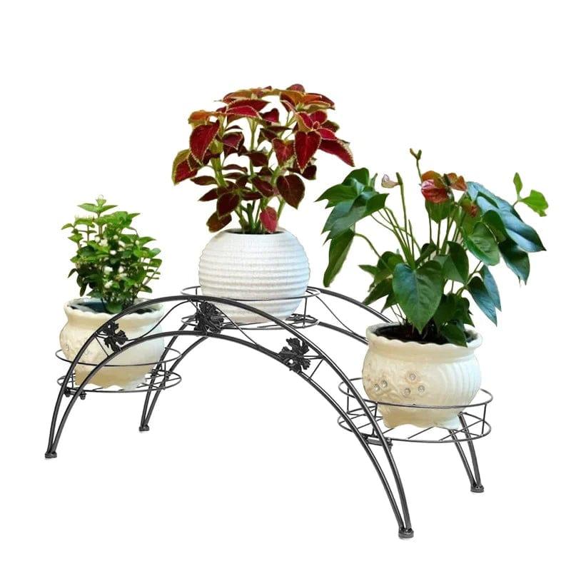 Plant Stand: Modern Round Multi-Tiered Plant Stand - Ouch Cart 