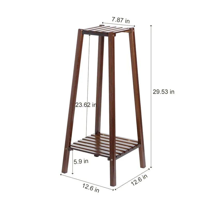 Plant Stand : Multi-Tiered Bamboo Plant - Ouch Cart 