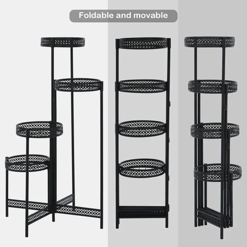 Plant Stand: Multi-Tiered Free Form Plant Stand - Ouch Cart 