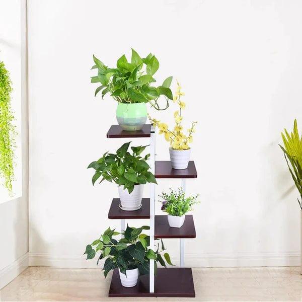 Plant Stand: Rectangular Multi-Tiered Plant Stand - Ouch Cart 