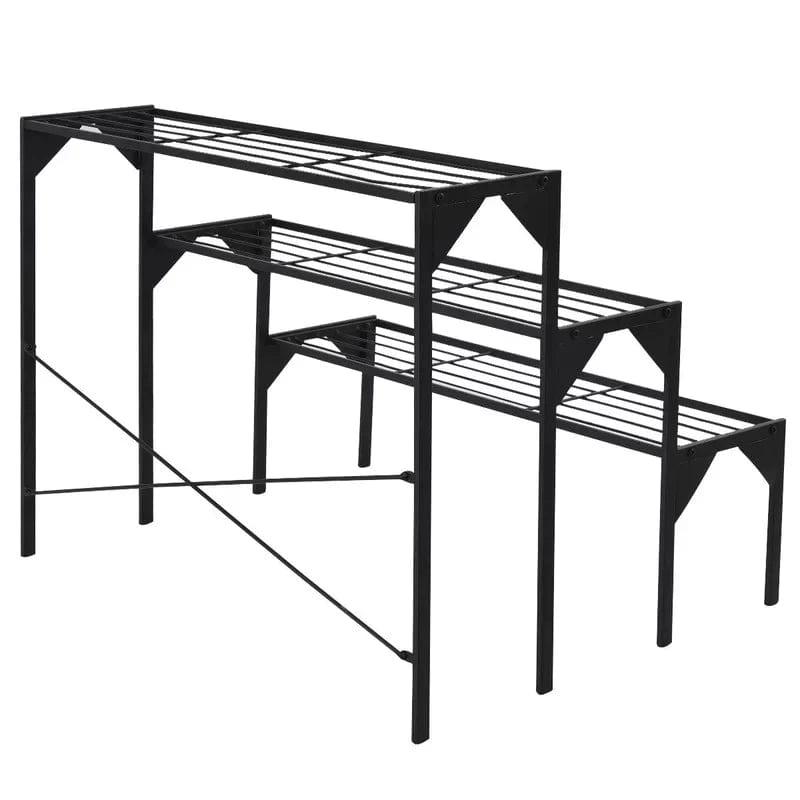 Plant Stand: Rectangular Multi-Tiered Plant Stand - Ouch Cart 