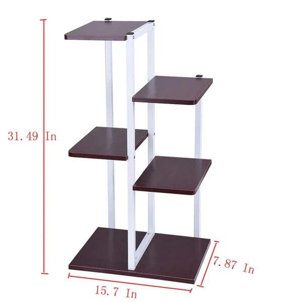 Plant Stand: Rectangular Multi-Tiered Plant Stand - Ouch Cart 