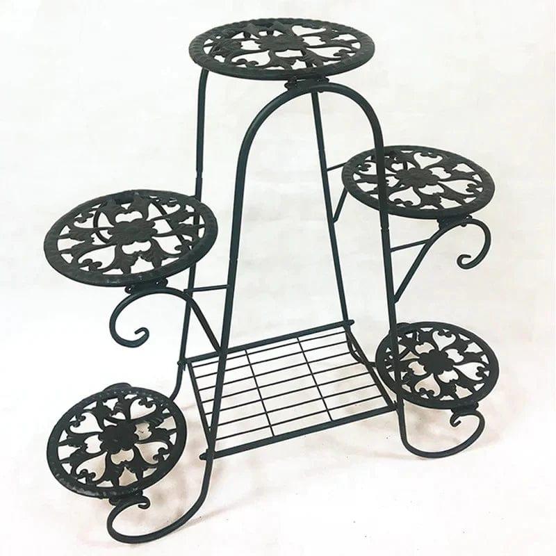 Plant Stand: Round Multi-Tiered Plant Stand - Ouch Cart 