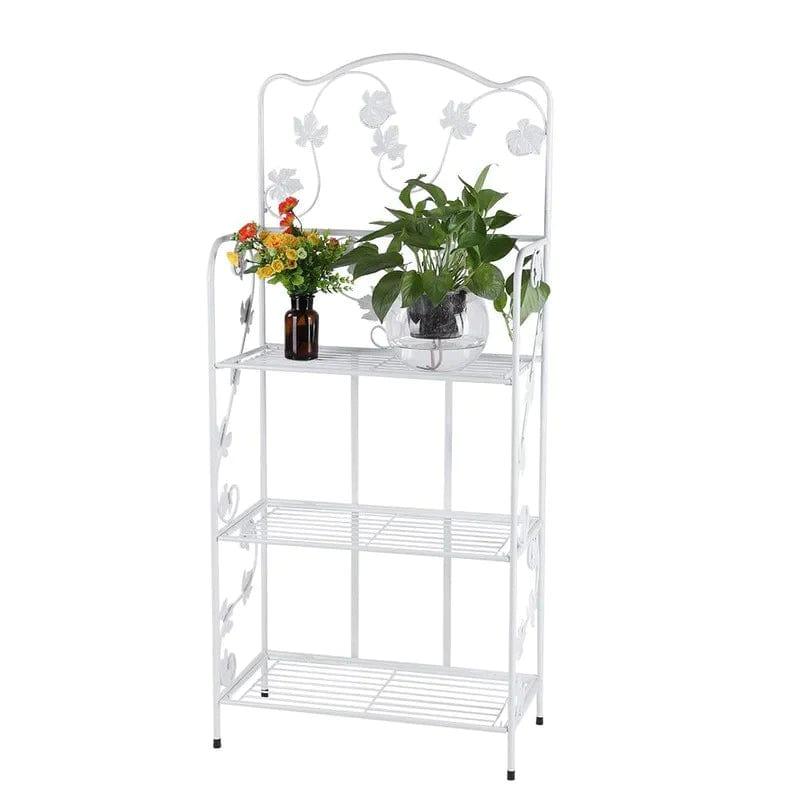 Plant Stand: Square Multi-Tiered Plant Stand - Ouch Cart 