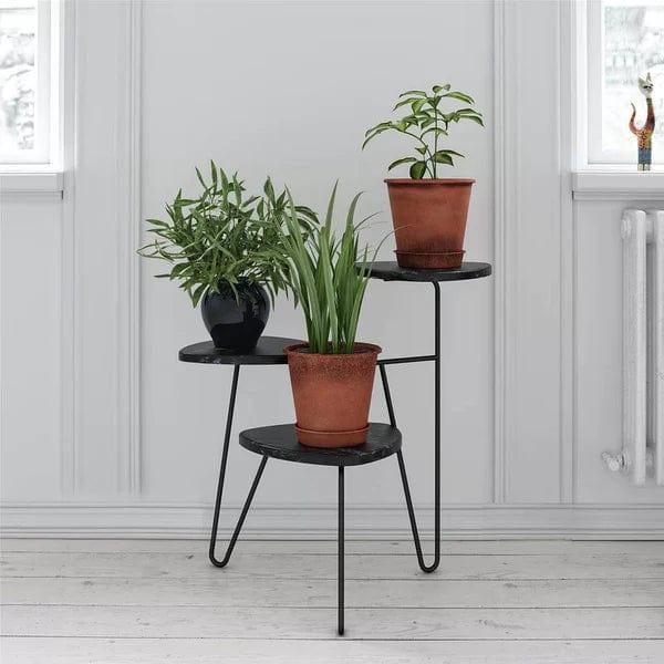 Plant Stand: Triangular Multi-Tiered Plant Stand - Ouch Cart 