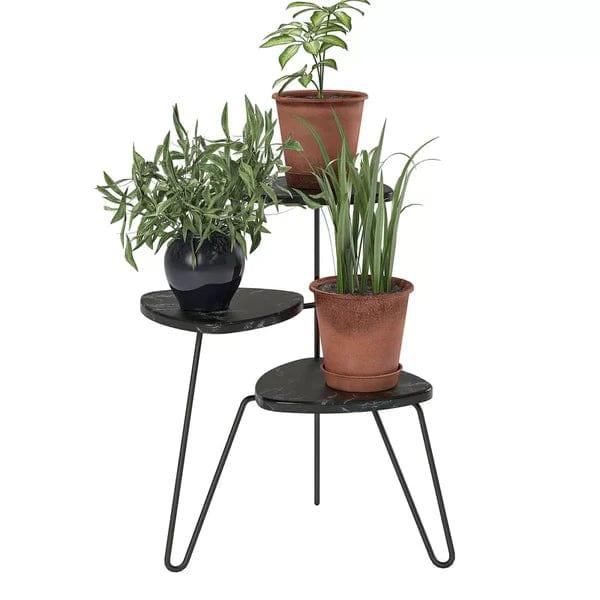Plant Stand: Triangular Multi-Tiered Plant Stand - Ouch Cart 