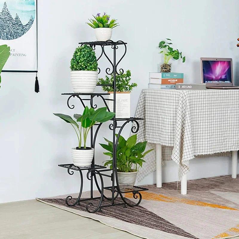 Plant Stand: Triangular Multi-Tiered Plant Stand - Ouch Cart 