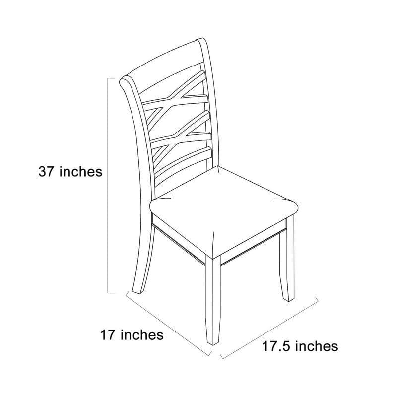 Princeville 6 - Person Solid Wood Dining Set - Ouch Cart 