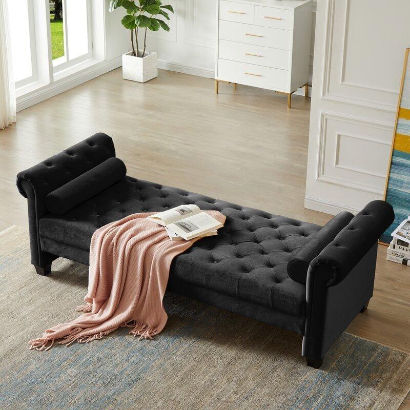 Modern Premium Arms Chaise Lounge for Home & Office Chaise Lounge - Ouch Cart 