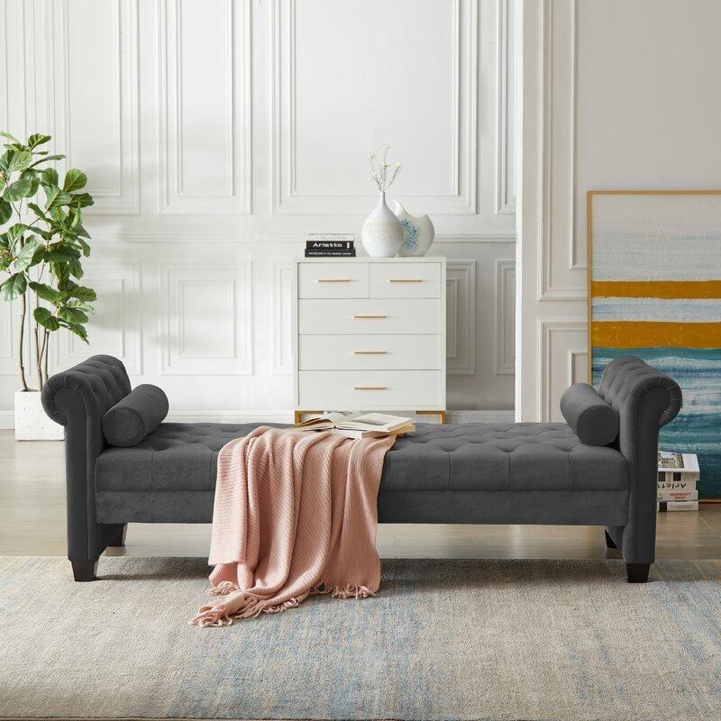 Modern Premium Arms Chaise Lounge for Home & Office Chaise Lounge - Ouch Cart 