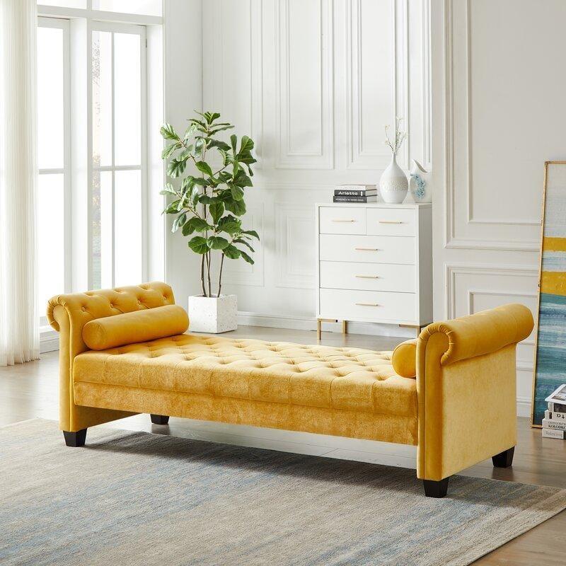 Modern Premium Arms Chaise Lounge for Home & Office Chaise Lounge - Ouch Cart 